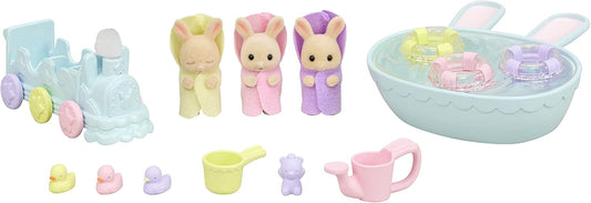 Sylvanian Families - Milchhasen Bade Spielset, Konstruktionsspielzeug