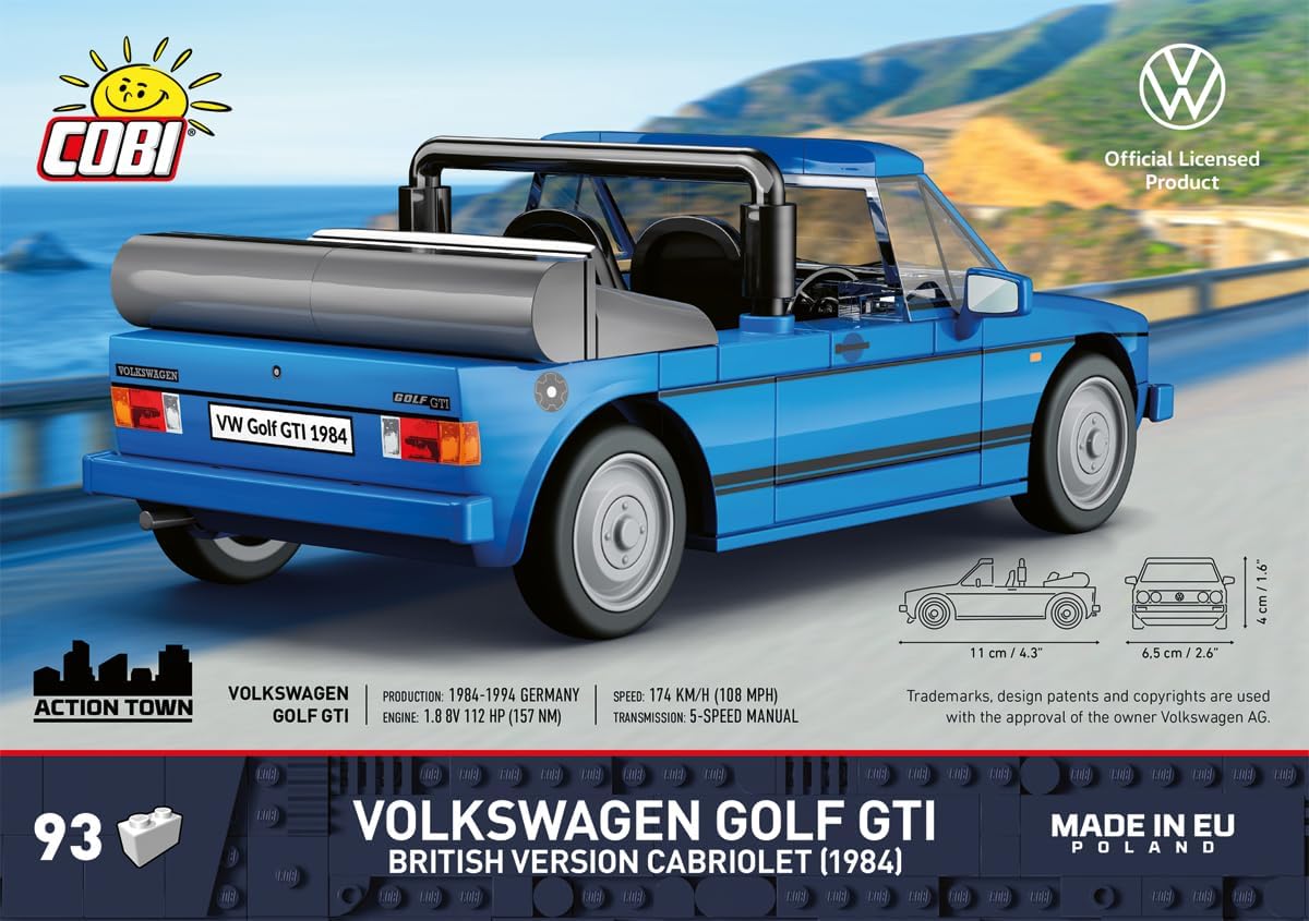 Volkswagen Golf GTI British Version Cabriolet (1984), Konstruktionsspielzeug