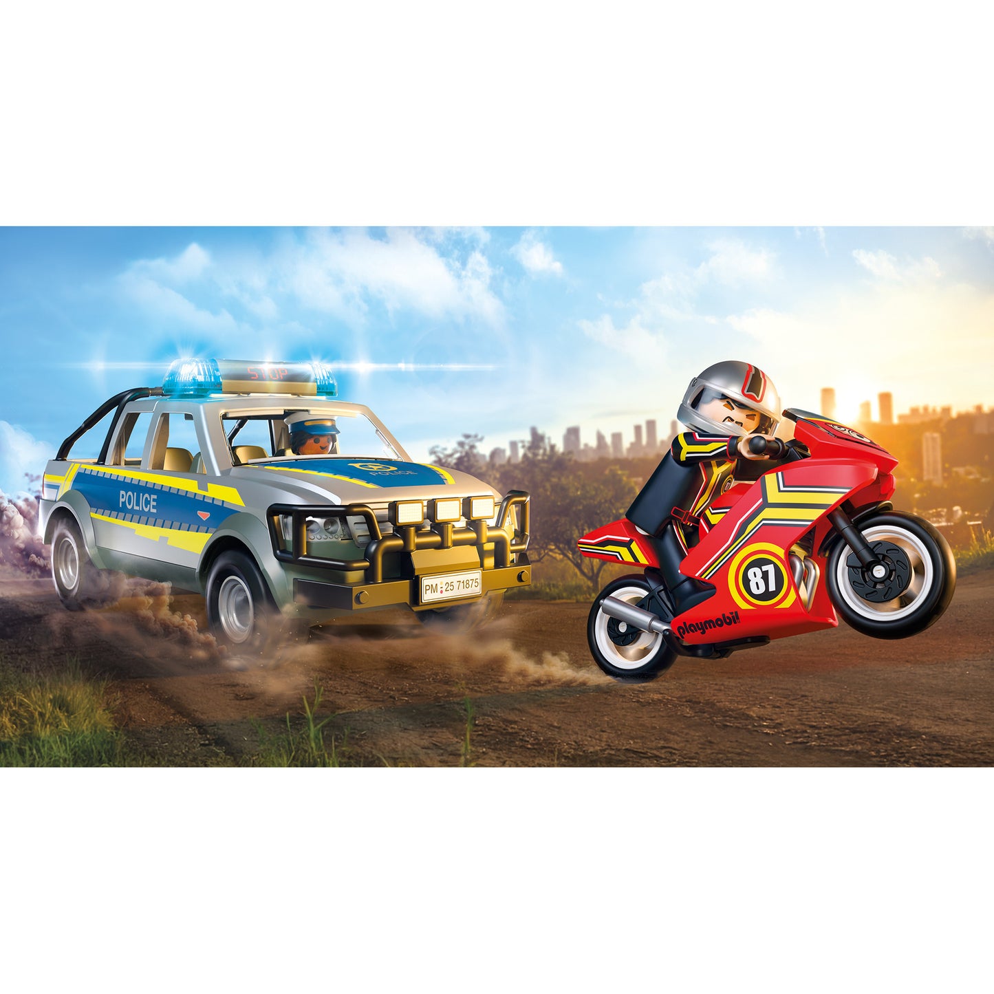71875 City Action Verfolgungsjagd mit Polizei Pick-Up, Konstruktionsspielzeug