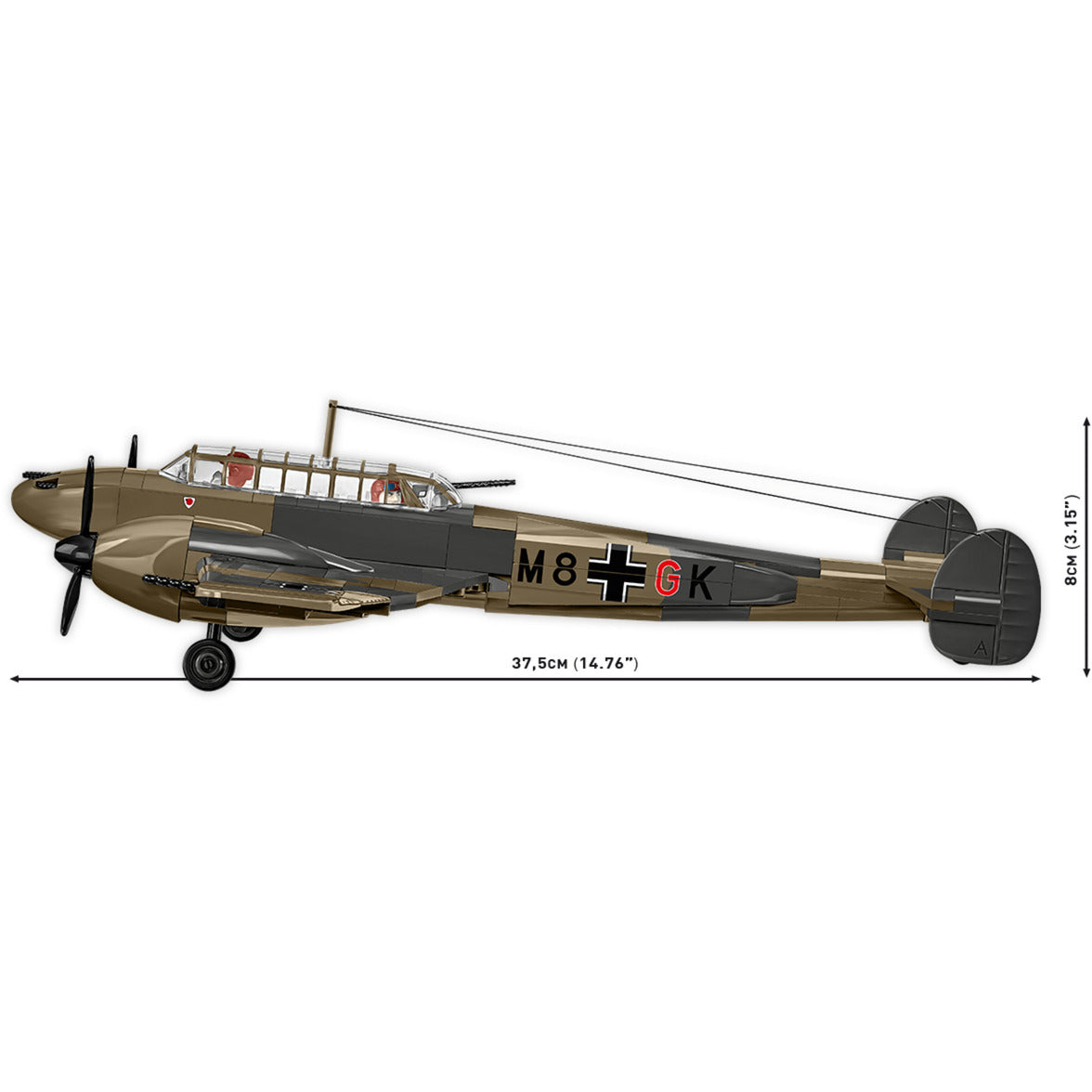 Messerschmitt Bf 110C, Konstruktionsspielzeug