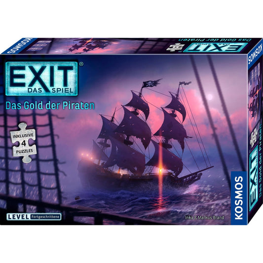 KOSMOS EXIT - Das Spiel + Puzzle - Das Gold der Piraten, Partyspiel