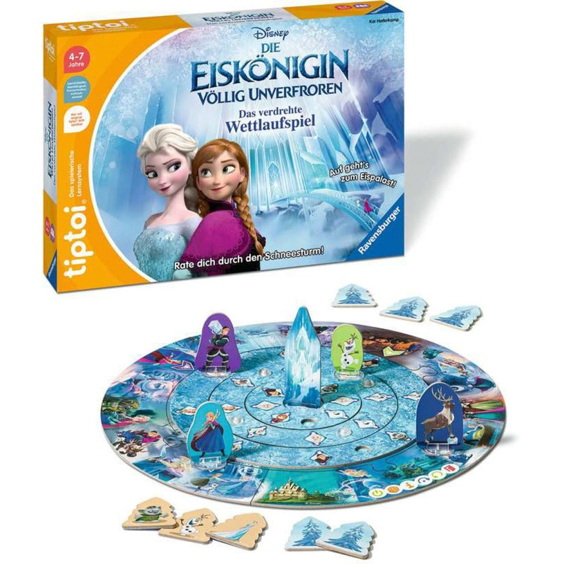 Ravensburger tiptoi Die Eiskönigin - Völlig unverfroren: Das verdrehte Wettlaufspiel, Brettspiel