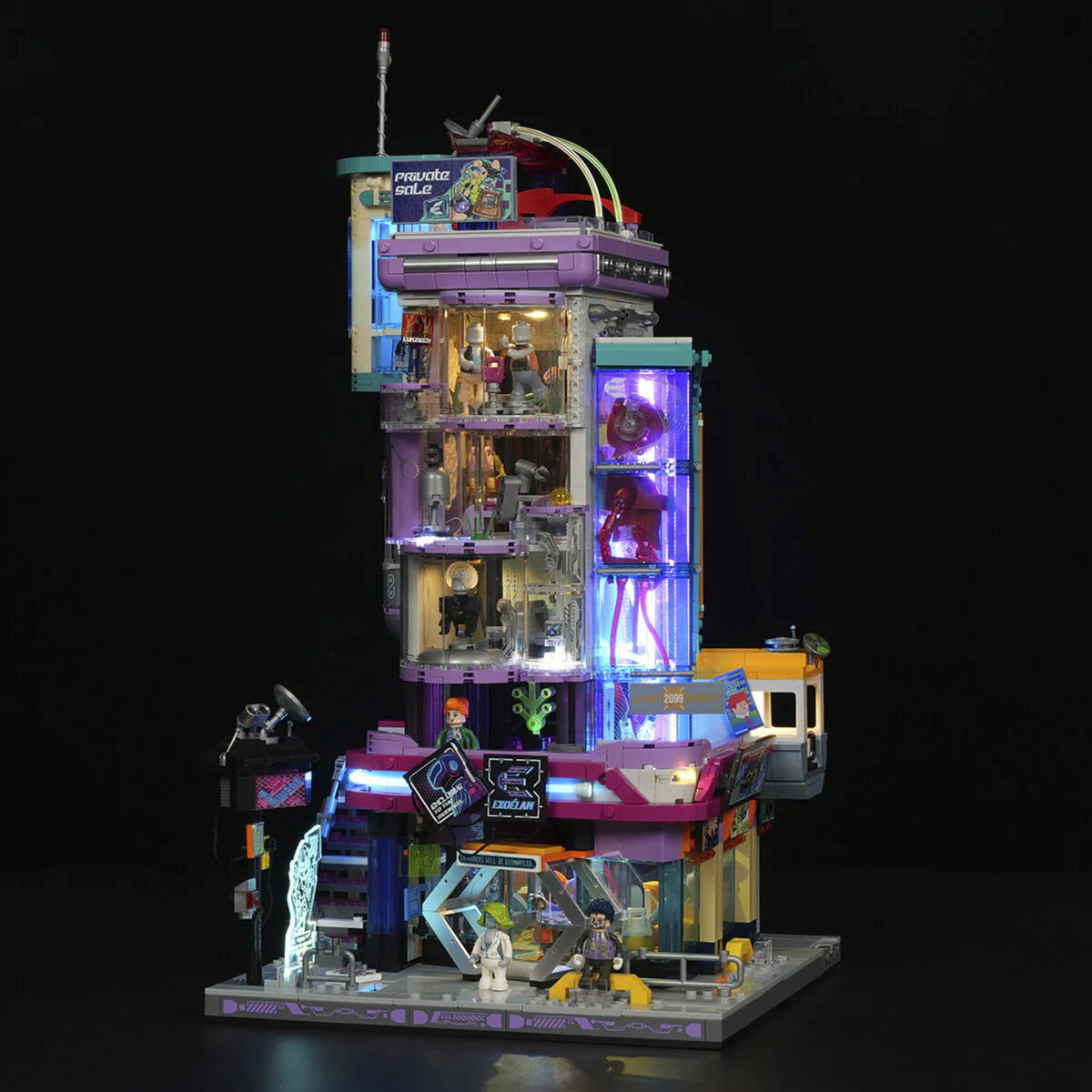 Cyberpunk Neoncity Cyber Couture Galleria, Konstruktionsspielzeug