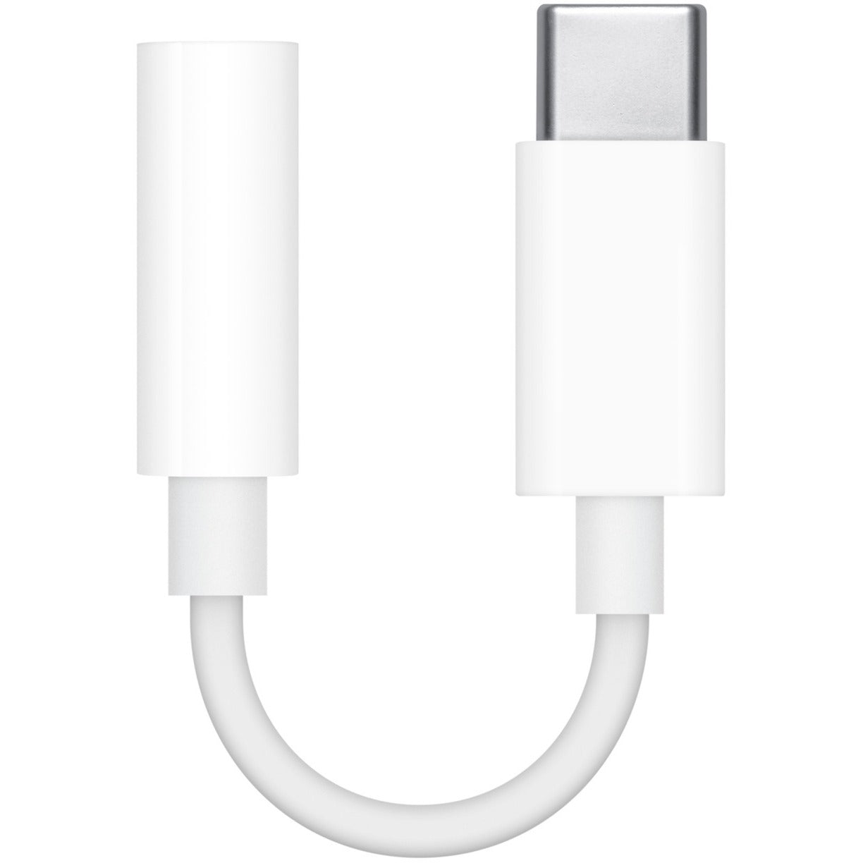 Apple USB Kopfhörer­-Adapter, USB-C Stecker > 3,5mm Klinkenbuchse (weiss, für Kopfhörer)