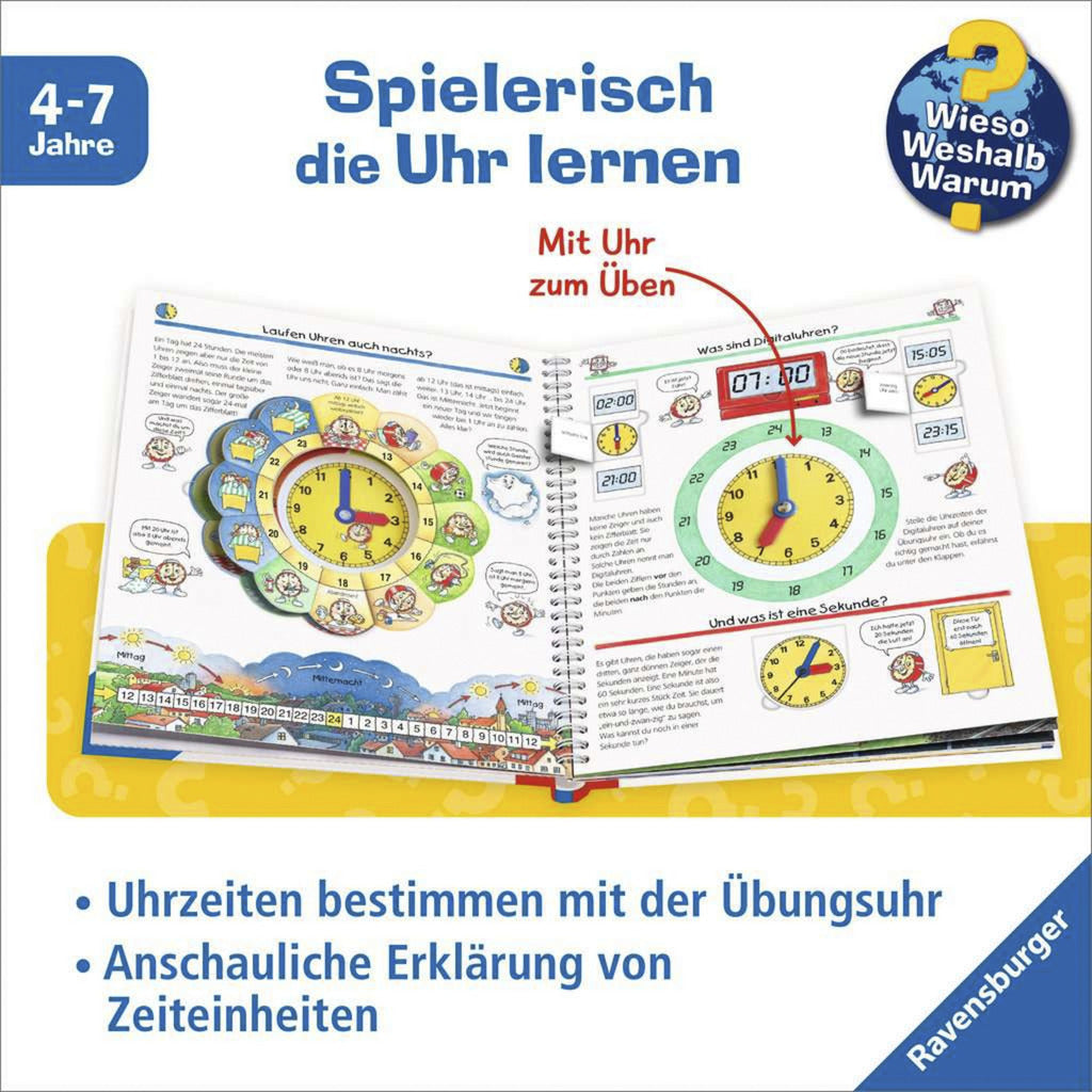 Wieso? Weshalb? Warum? Band 25 - Die Uhr und die Zeit, Lernbuch