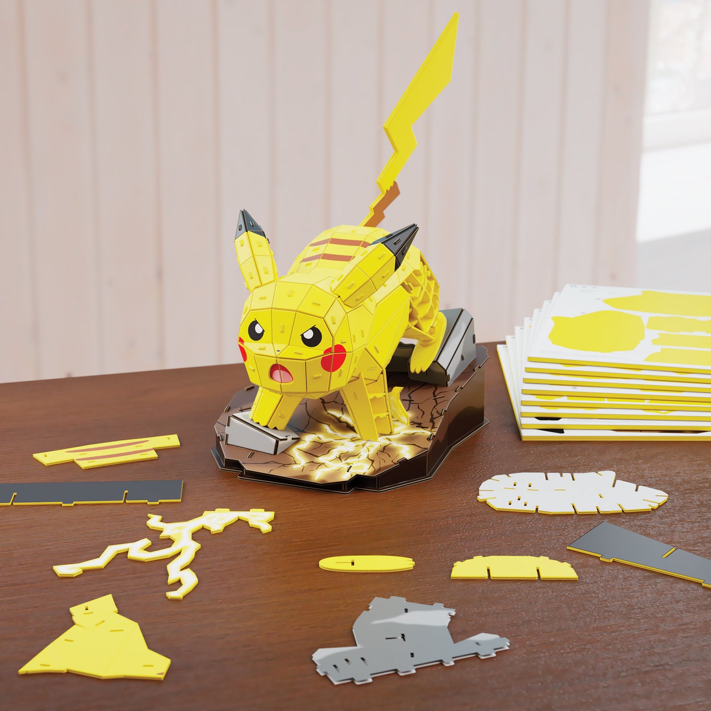 4D Build - Pokémon Pikachu, Modellbau