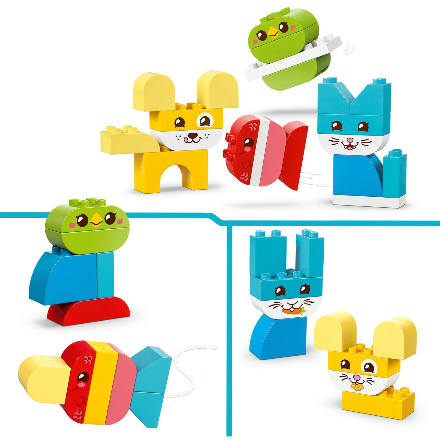 10477 DUPLO 3-in-1 Kreative Tiere, Konstruktionsspielzeug