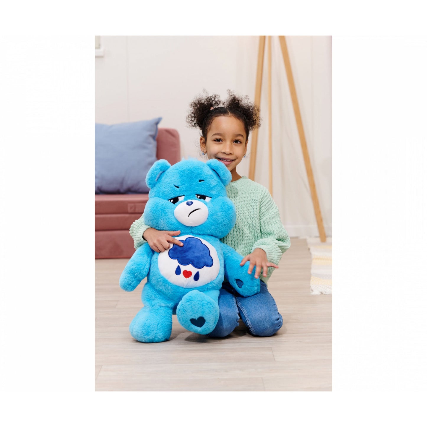 Care Bears - Brummbärchi 60 cm, Kuscheltier