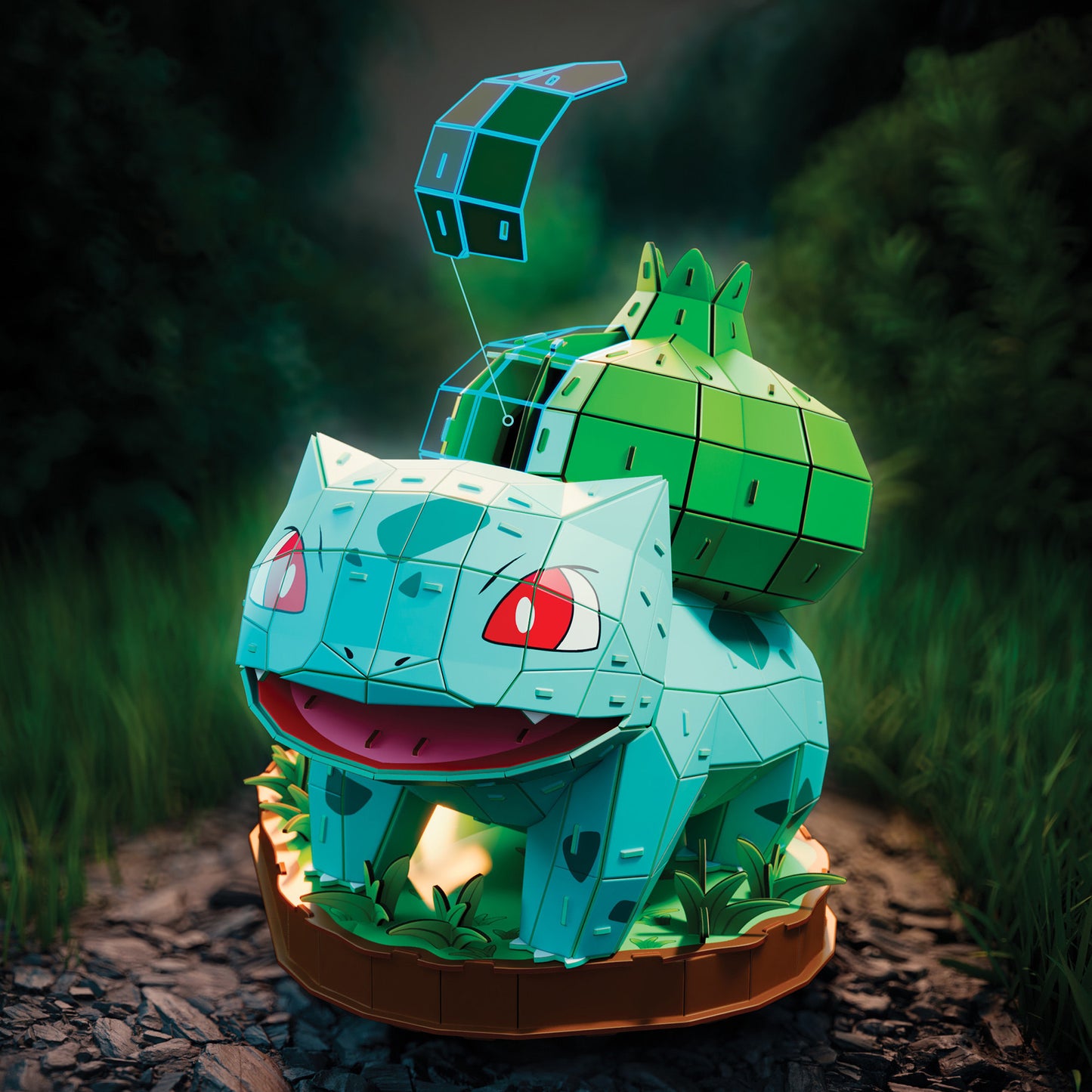 4D Build - Pokémon Bisasam, Modellbau