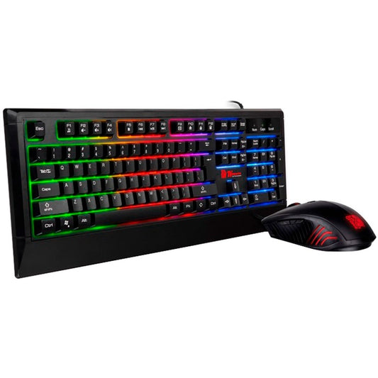 Ttesports Challenger Combo RGB (schwarz, DE-Layout, Rubberdome)