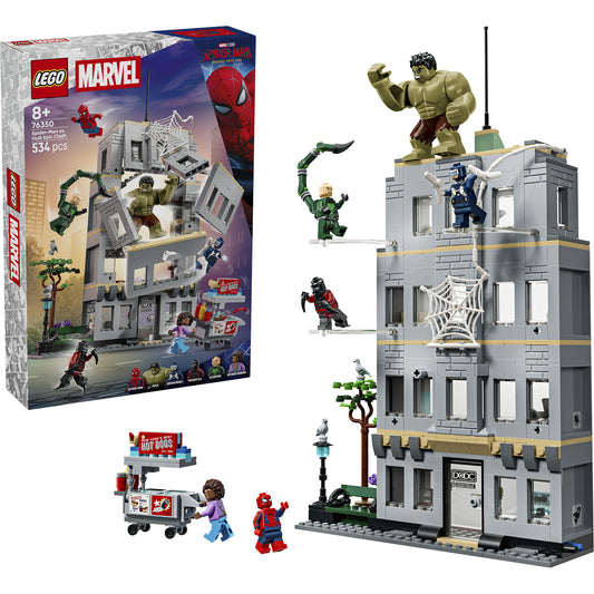 76350 Marvel Super Heroes Grosser Showdown: Spider-Man vs. Hulk, Konstruktionsspielzeug