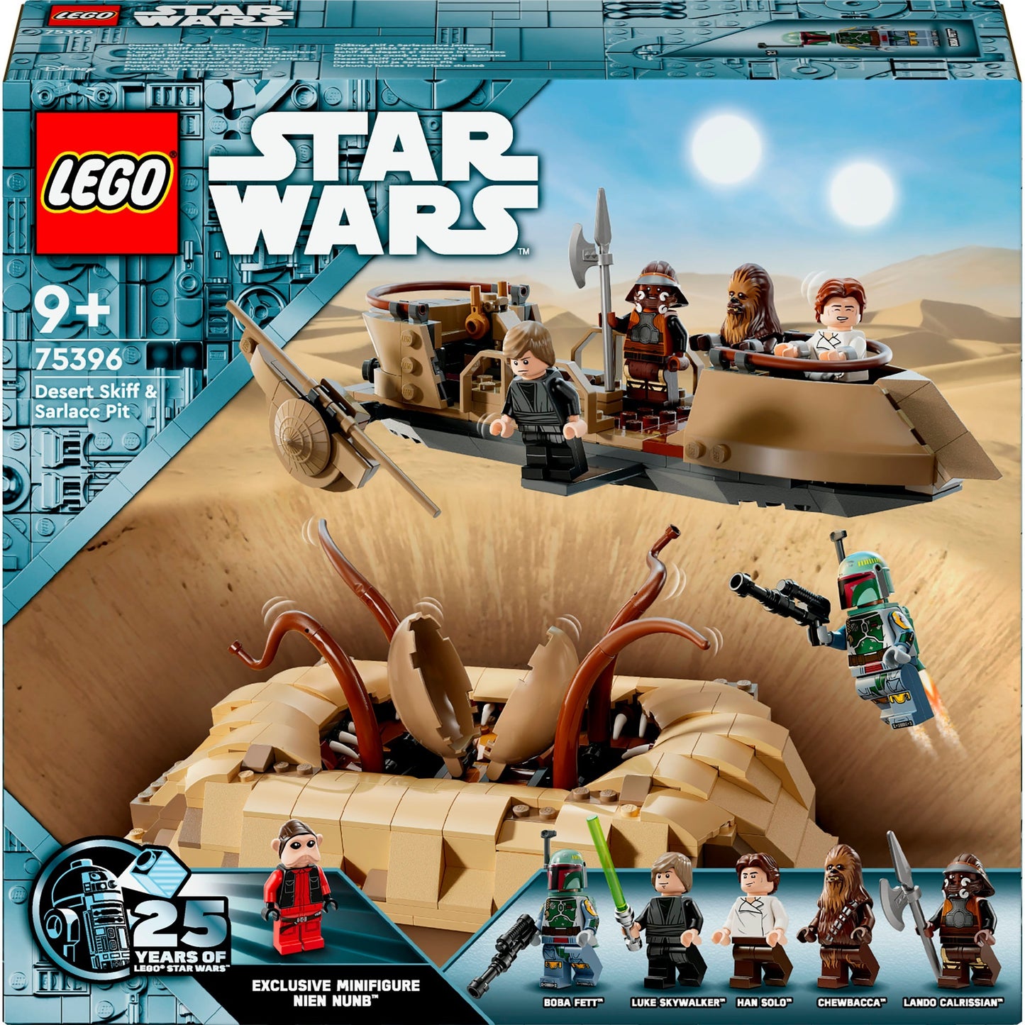 LEGO 75396 Star Wars Wüsten-Skiff und Sarlacc-Grube