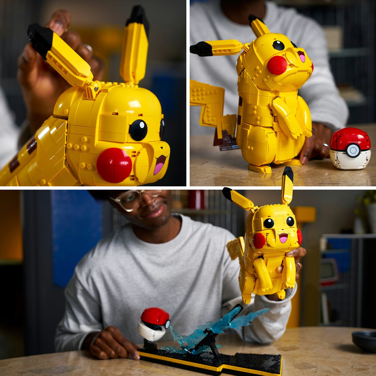 72152 Pokémon Pikachu und Pokéball, Konstruktionsspielzeug