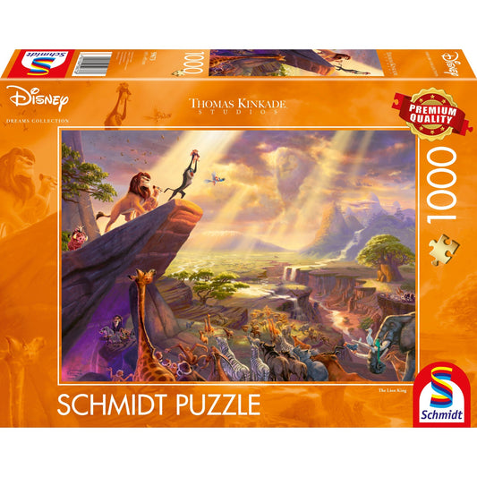 Schmidt Spiele Thomas Kinkade Studios: Disney Dreams Collection - König der Löwen (1000 Teile)