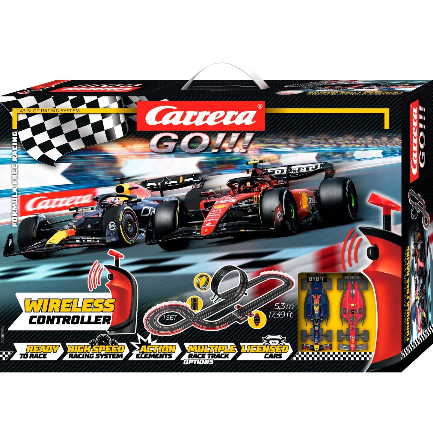 Carrera GO!!! Formula Free Racing [WIRELESS], Rennbahn