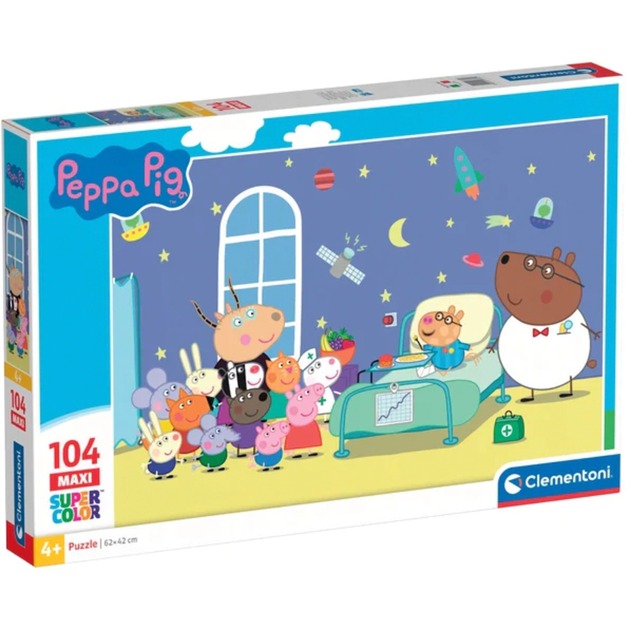 Clementoni Supercolor Maxi - Peppa Pig (104 Teile)