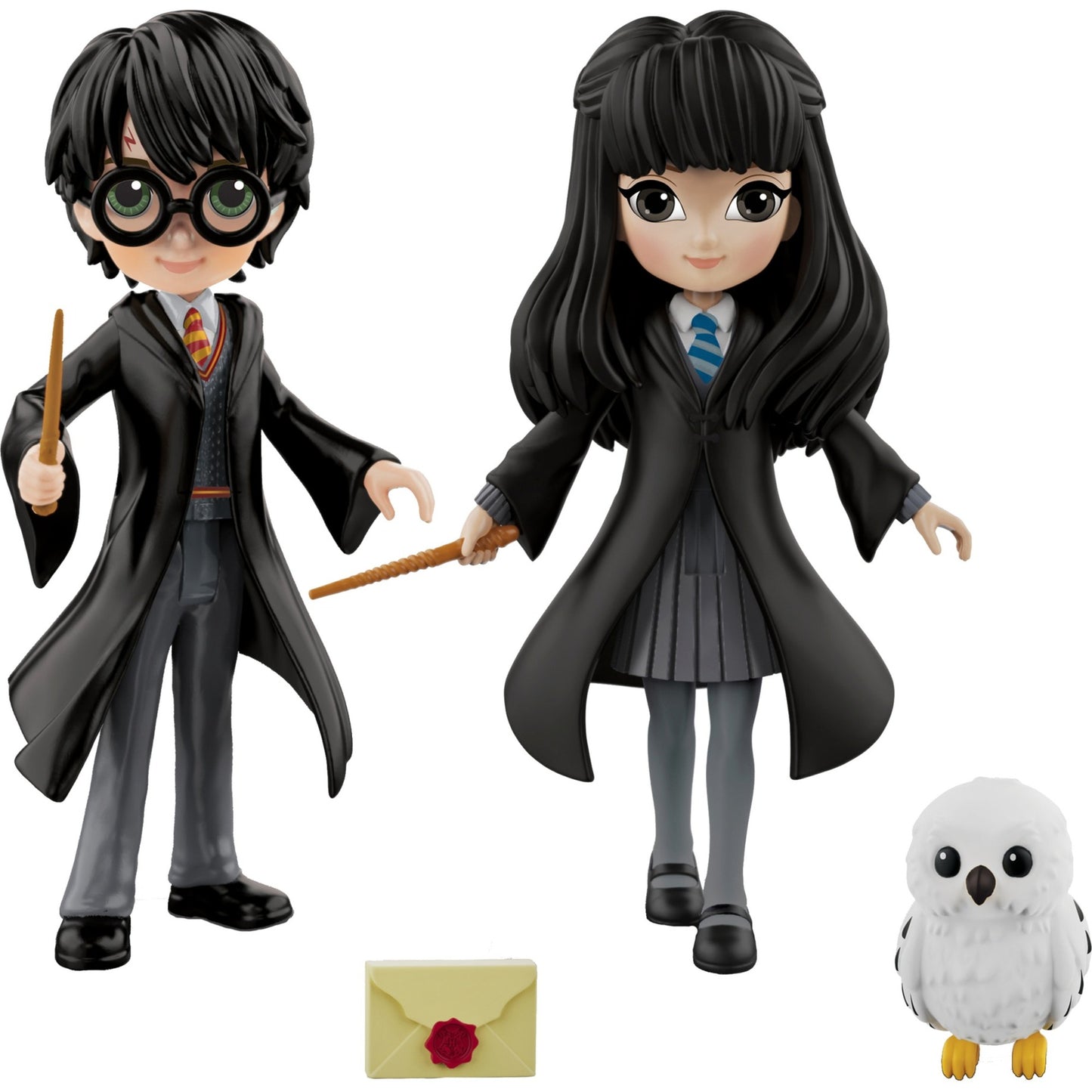 Spinmaster Wizarding World Harry Potter - Magic Minis Harry Potter und Cho Chang (7,6 cm Sammelfiguren)