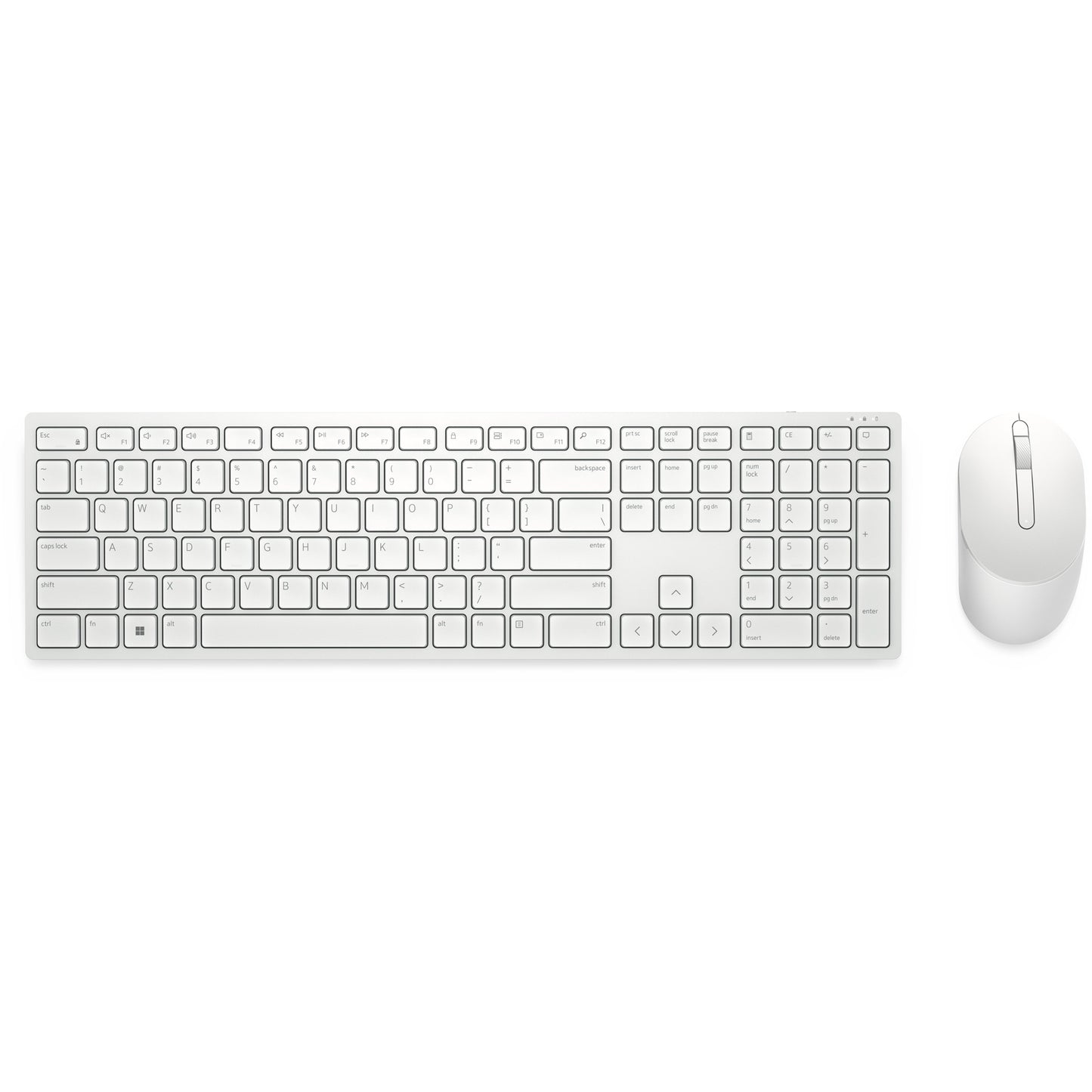 Dell Pro-Wireless-Tastatur und -Maus (KM5221W) (weiss, DE-Layout)