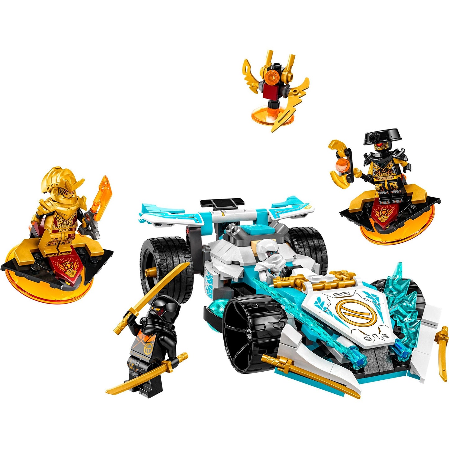 LEGO 71791 Ninjago Zanes Drachenpower-Spinjitzu-Rennwagen, Konstruktionsspielzeug