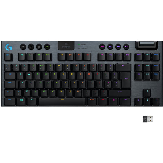 Logitech G915 TKL (schwarz, DE-Layout, GL Tactile, LIGHTSPEED)