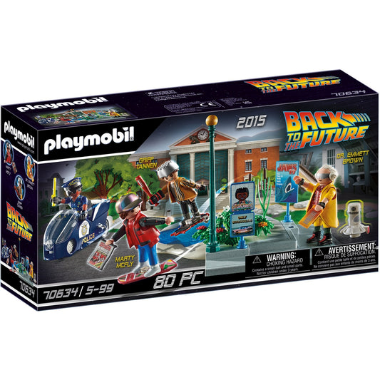 PLAYMOBIL 70634 Back to the Future Verfolgung mit Hoverboard, Konstruktionsspielzeug