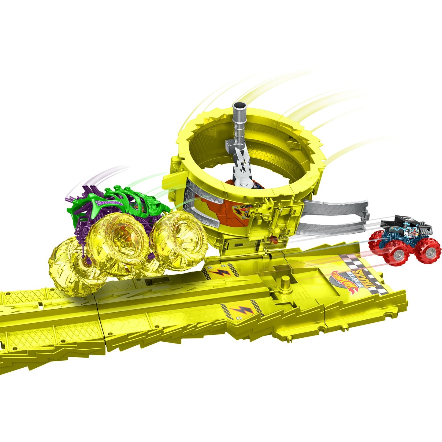 Hot Wheels Monster Trucks Power Verfolgungsjagd, Spielfahrzeug
