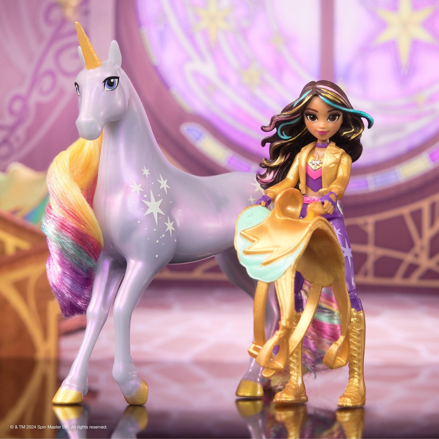 Spinmaster Unicorn Academy - Sophia und Einhorn Wildstar Set