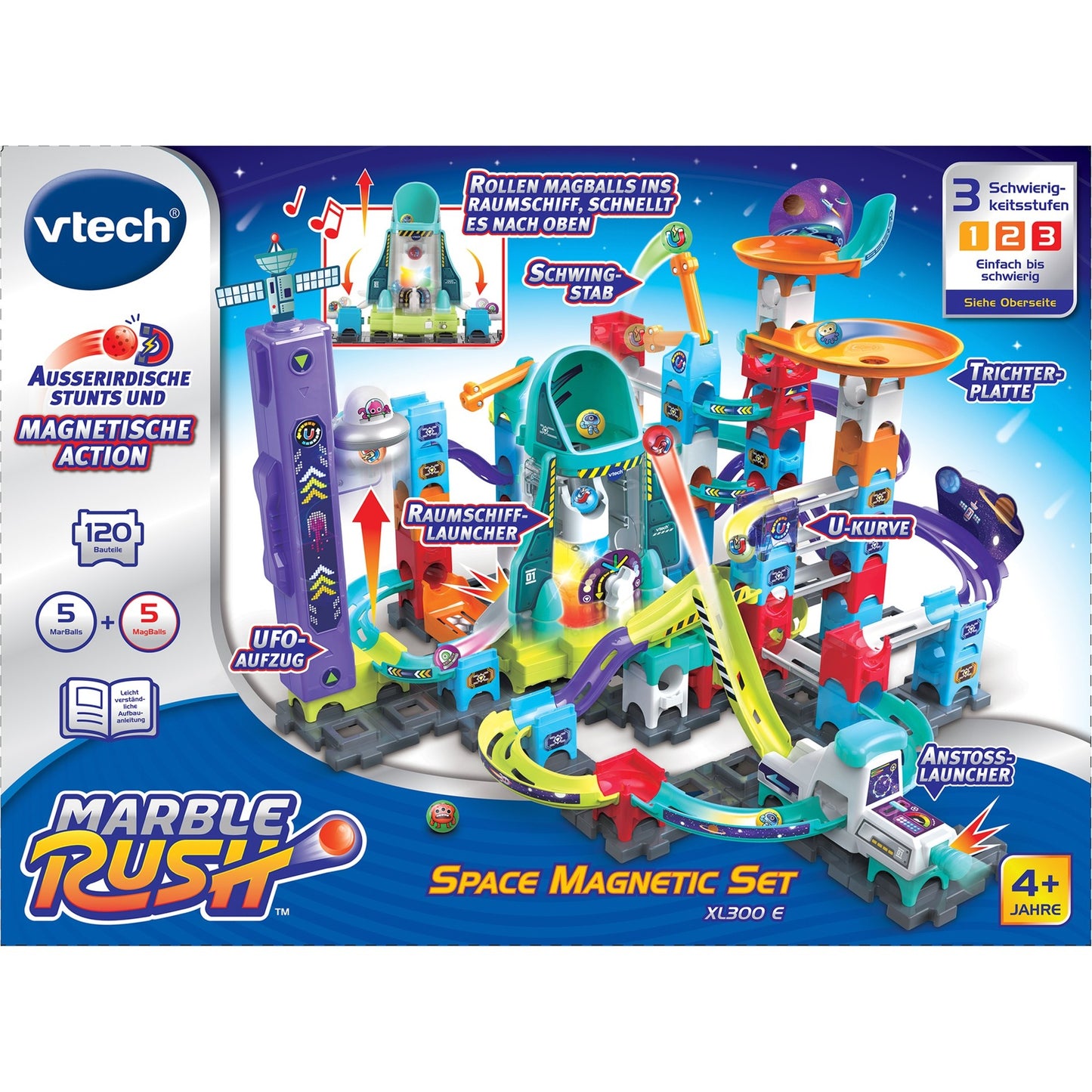 VTech Marble Rush - Space Magnetic Set XL300 E, Bahn