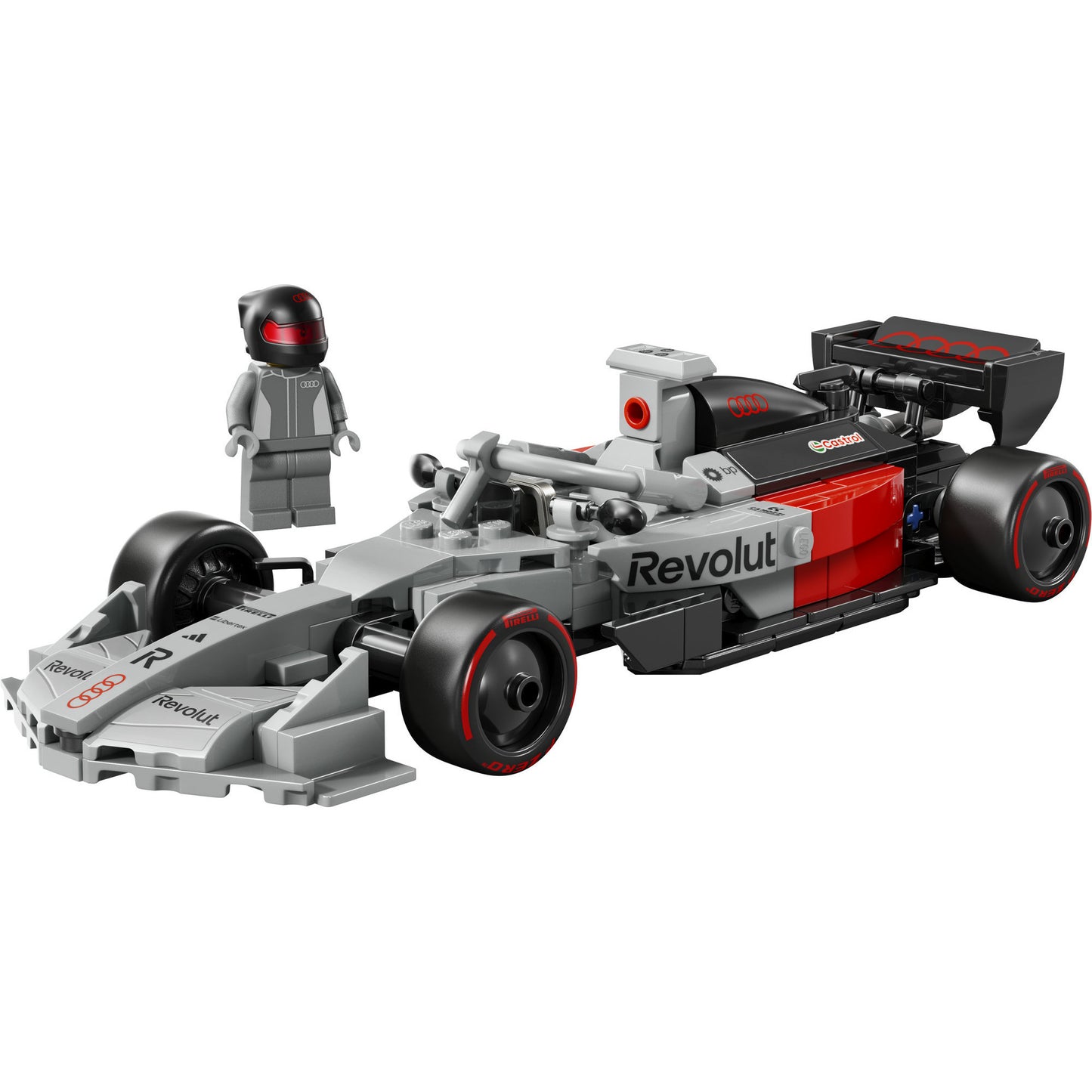 77259 Speed Champions Audi Revolut F1 Team R26 Rennwagen, Konstruktionsspielzeug
