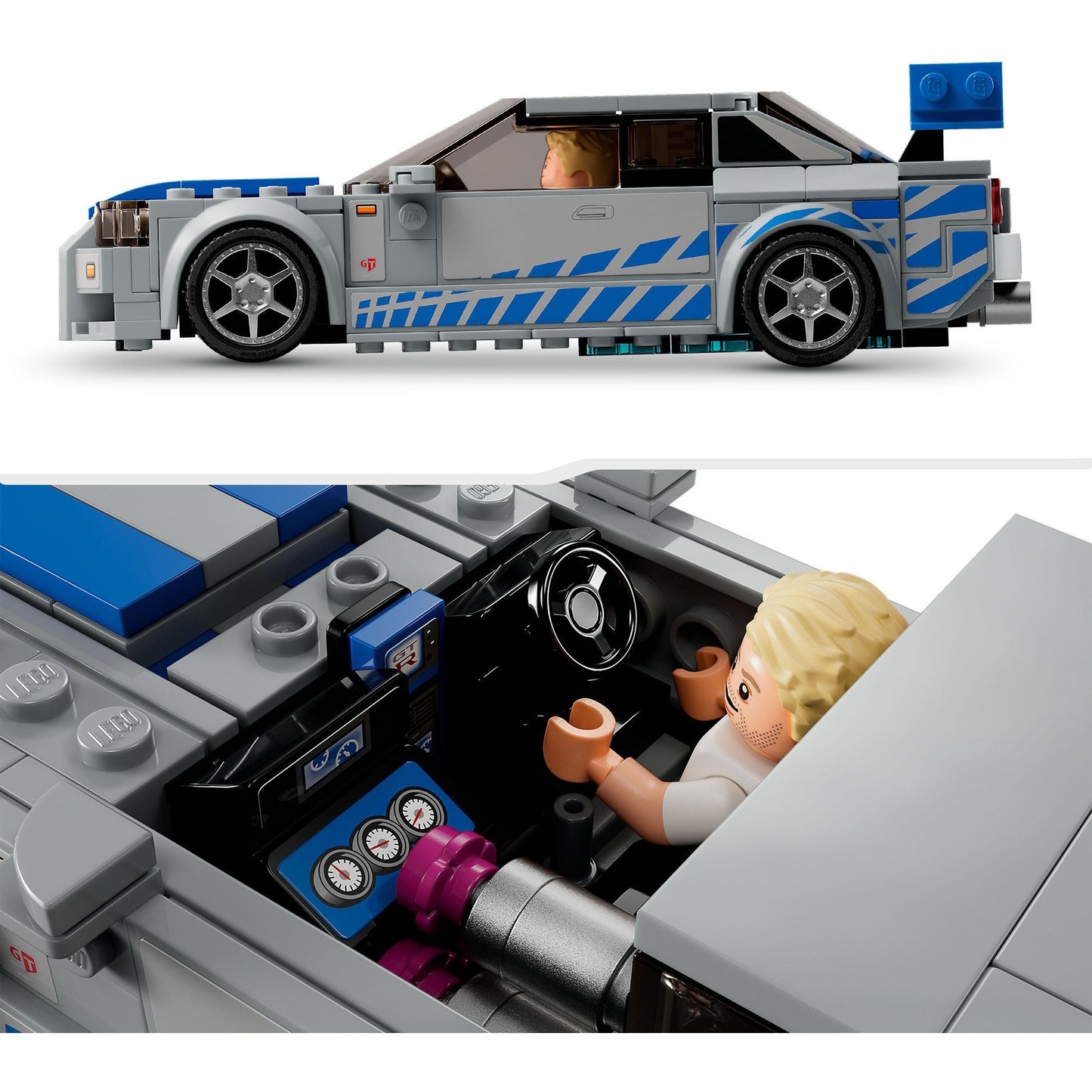 LEGO 76917 Speed Champions: 2 Fast 2 Furious – Nissan Skyline GT-R, Konstruktionsspielzeug