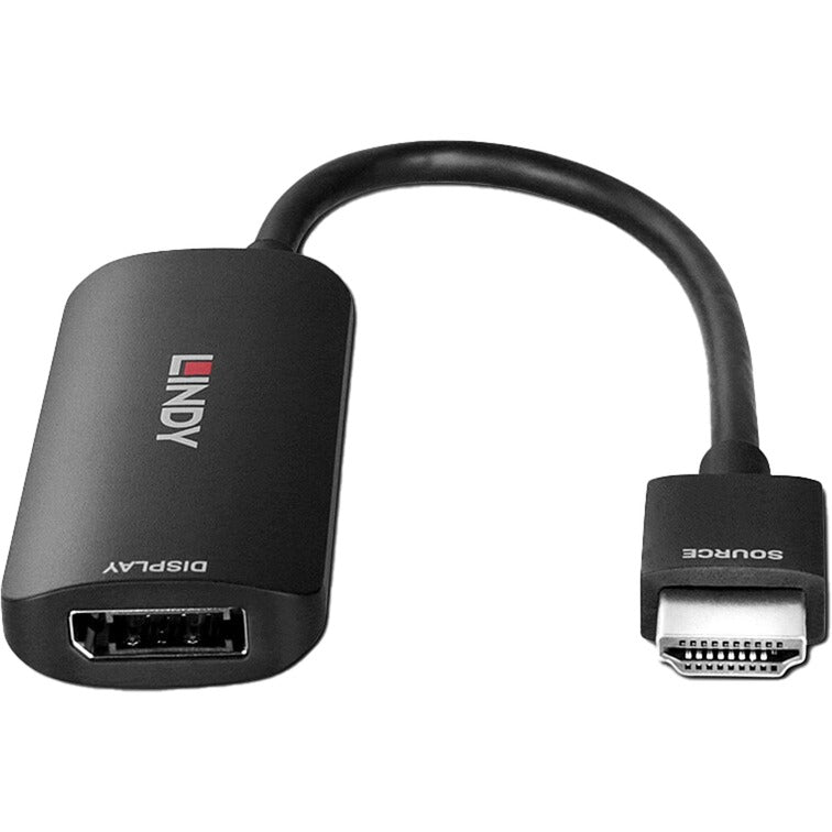 Lindy Konverter HDMI 4K60 > DisplayPort 1.2 (schwarz, 16cm)