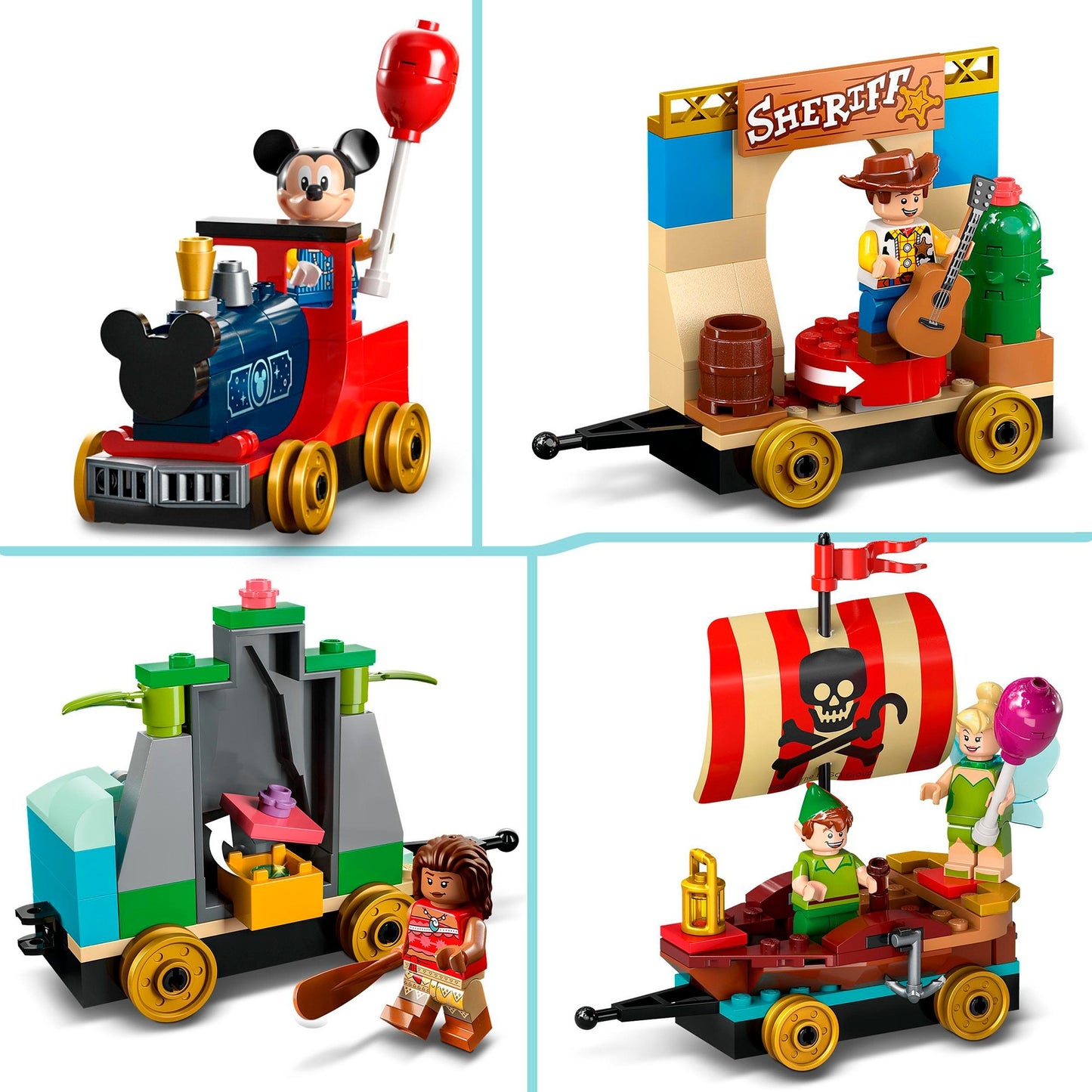 LEGO 43212 Disney Geburtstagszug, Konstruktionsspielzeug