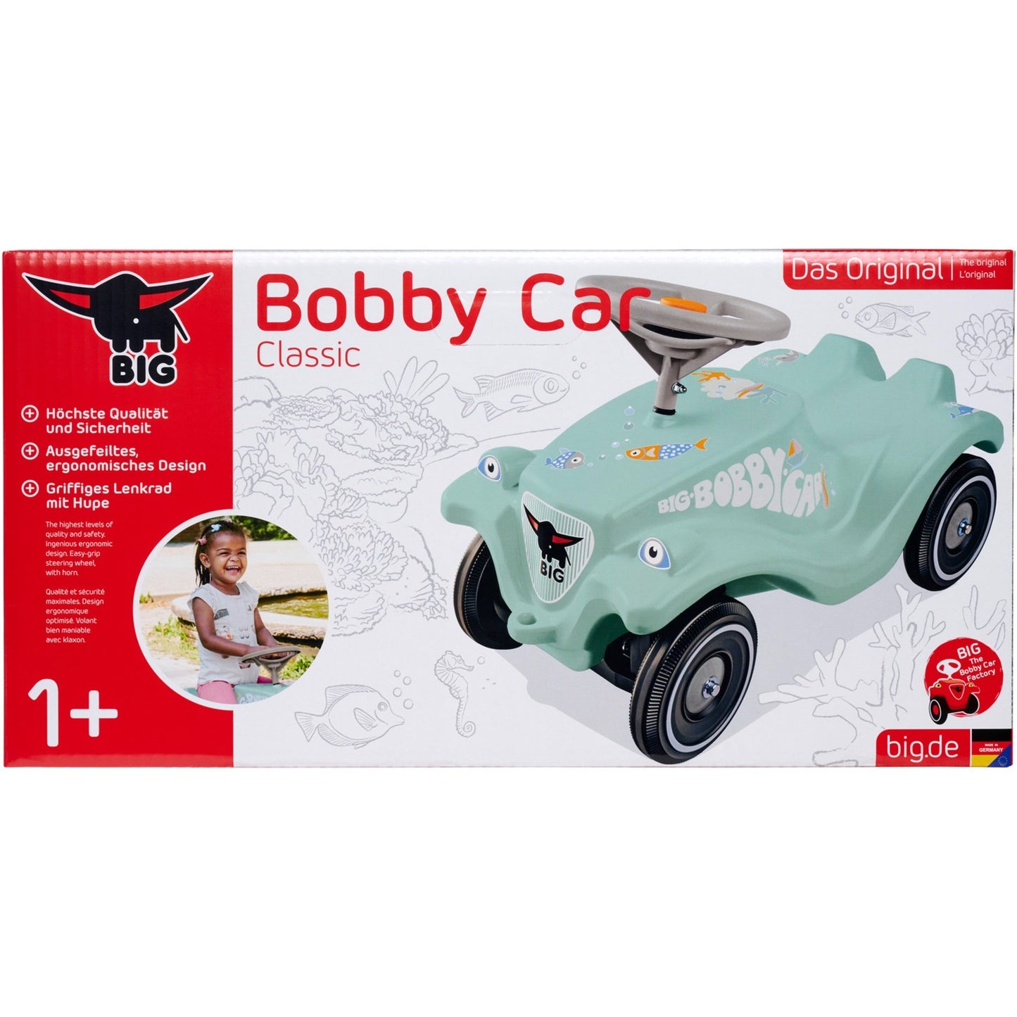 BIG Bobby Car Classic Green Sea (salbei)