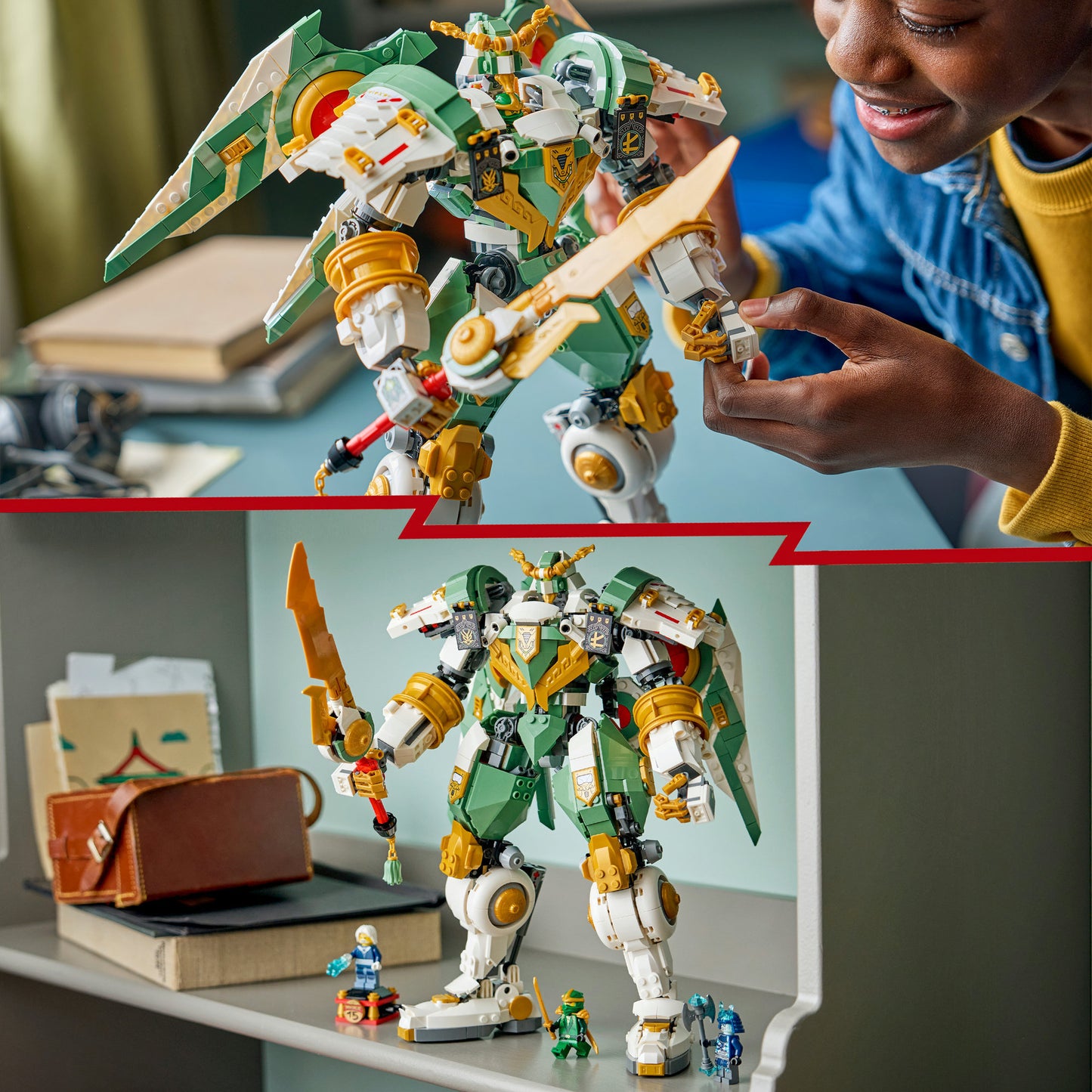 71860 Ninjago 15-jähriges Jubiläum: Lloyds Titan-Mech, Konstruktionsspielzeug