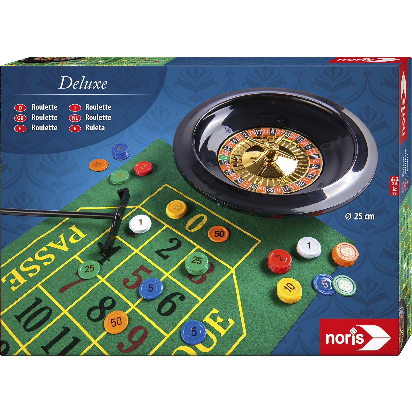 Deluxe Set - Roulette 25 cm, Brettspiel