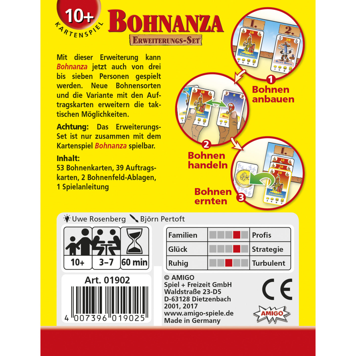 Bohnanza Erweiterungs-Set, Kartenspiel