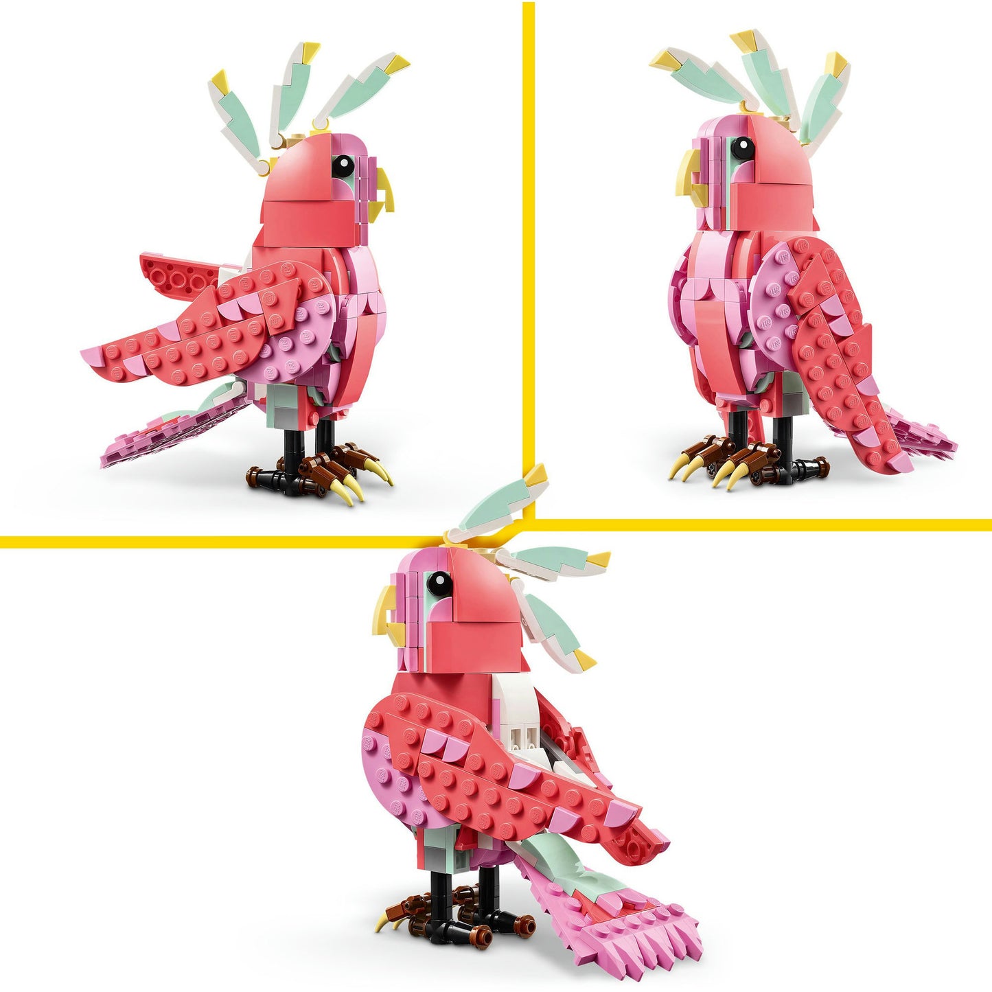31170 Creator 3-in-1 Rosa Flamingo, Konstruktionsspielzeug