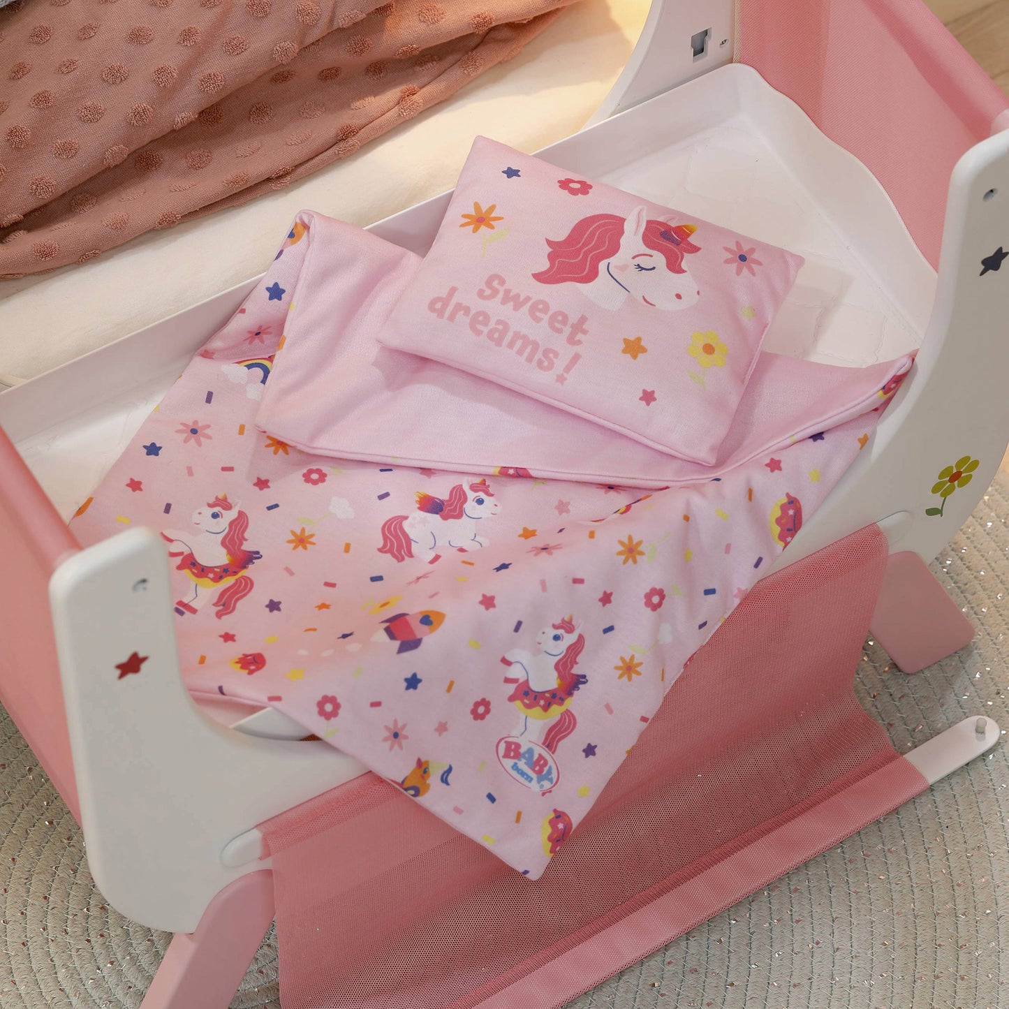 BABY born Beistellbett Einhorn, Puppenzubehör