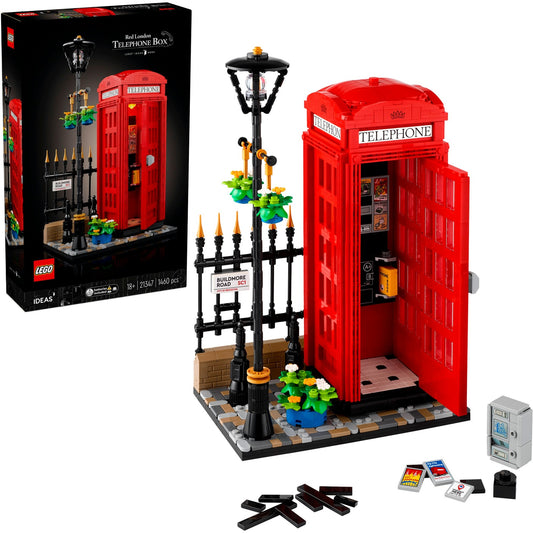 LEGO 21347 Ideas Rote Londoner Telefonzelle, Konstruktionsspielzeug