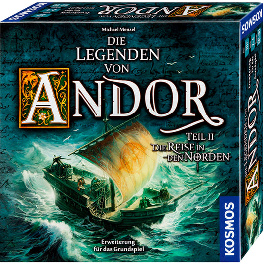 KOSMOS Die Legenden von Andor - Teil II: Die Reise in den Norden, Brettspiel