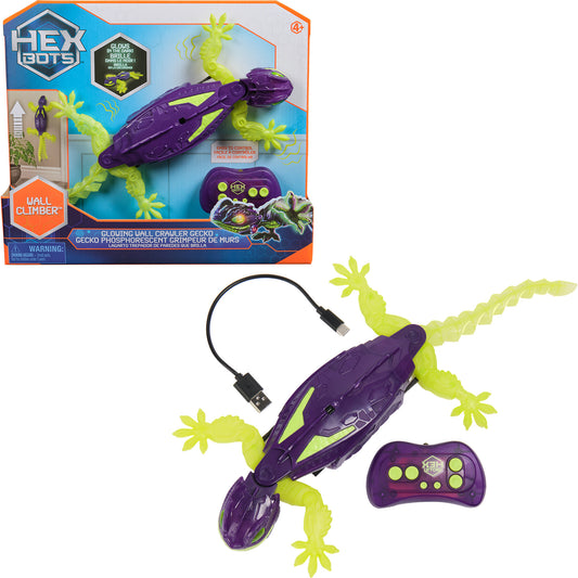 Hex Bots - Wandflitzer-Gecko Glow in the Dark, Spielfigur