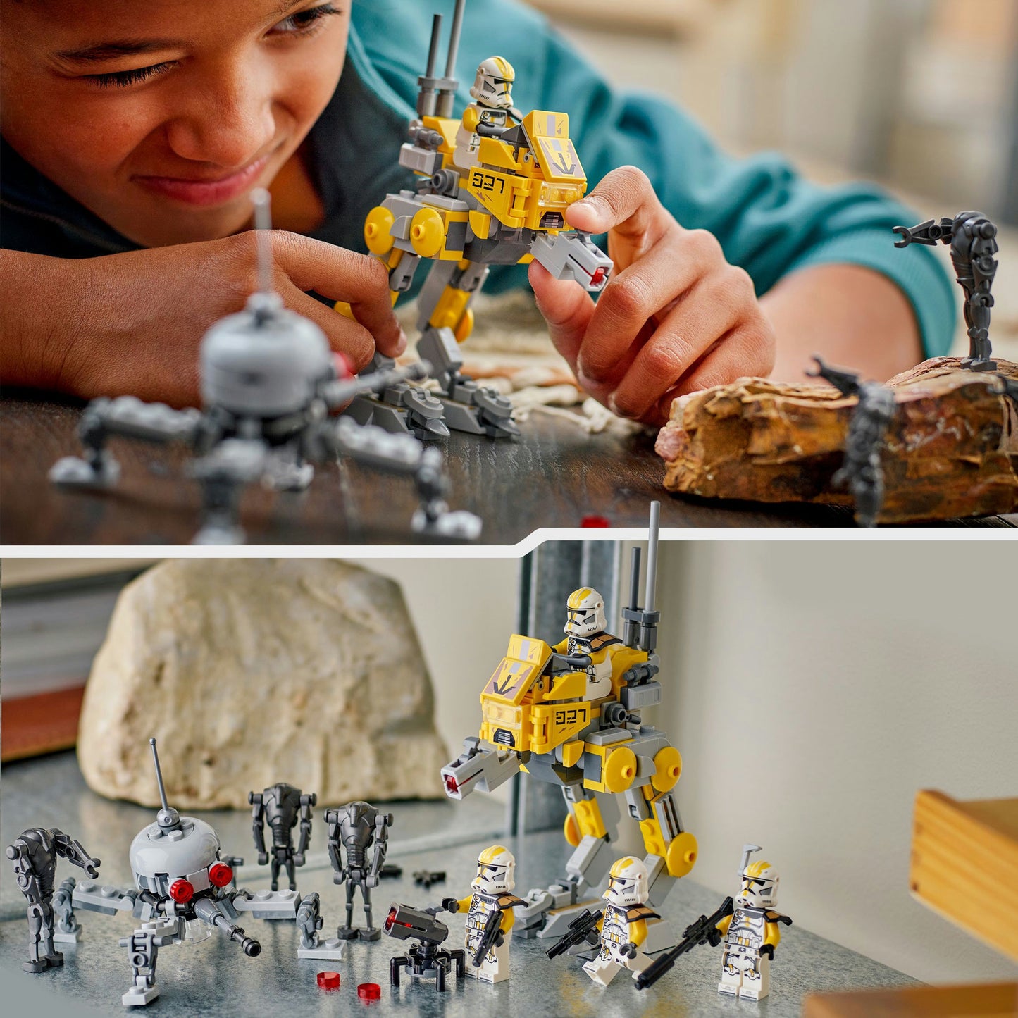 75431 Star Wars Klonsoldaten des 327. Sternenkorps Battlepack, Konstruktionsspielzeug