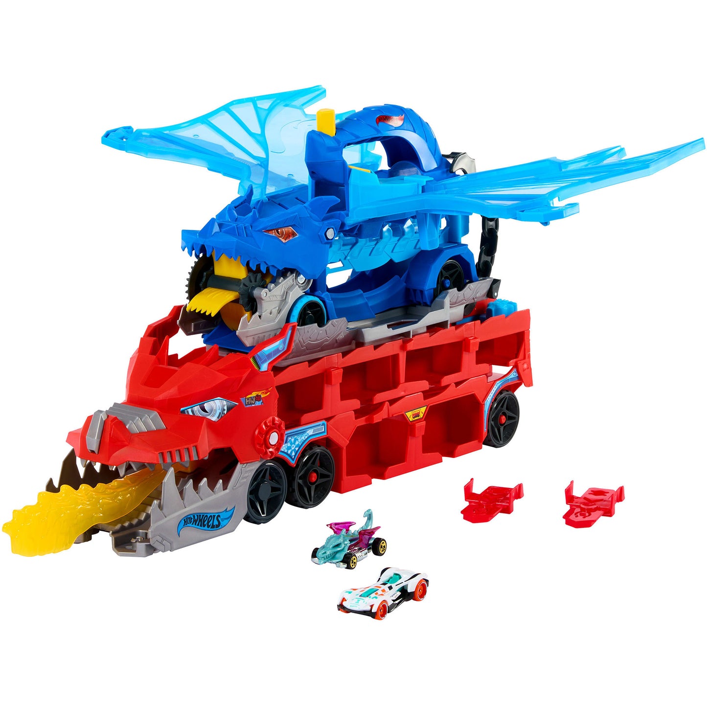 City Ultimativer 2-in-1 Drachen Transporter, Spielfahrzeug