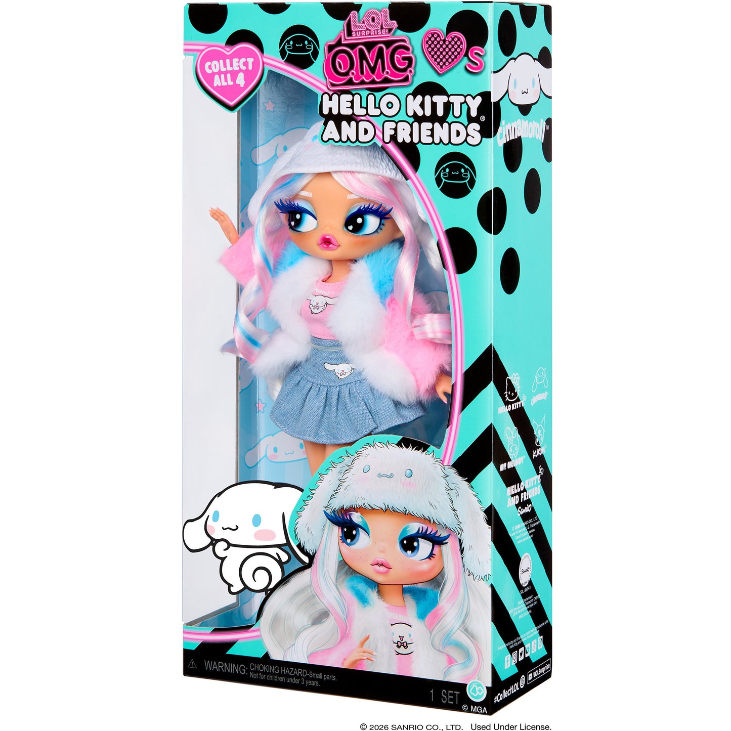L.O.L. Surprise O.M.G. Loves Hello Kitty & Friends - Cinnamoroll, Puppe