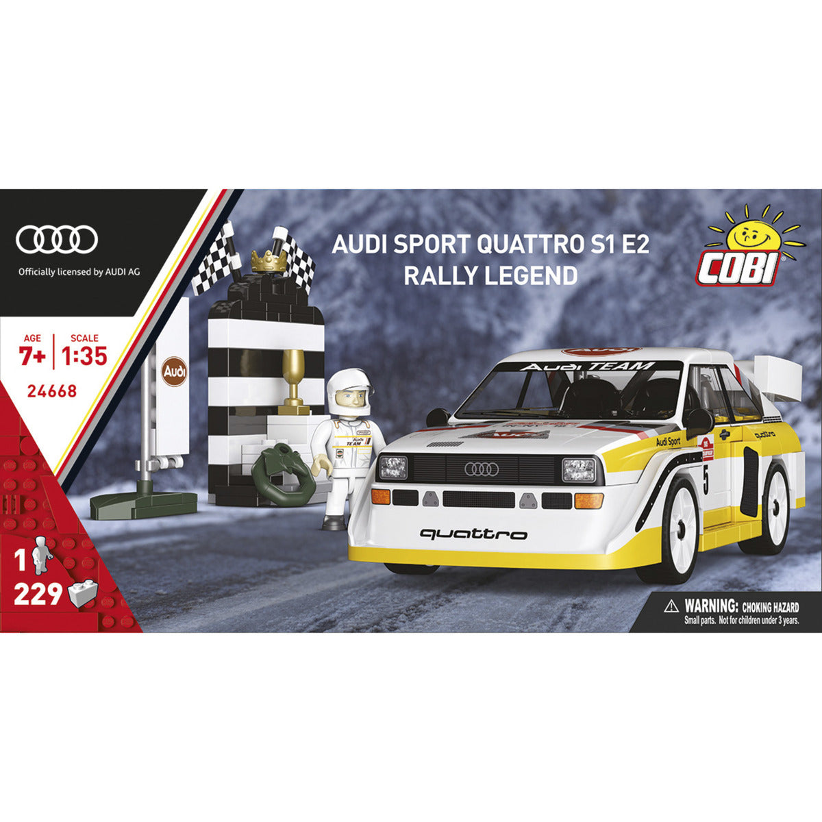 Audi Sport quattro S1 E2 Rally Legend (1985), Konstruktionsspielzeug
