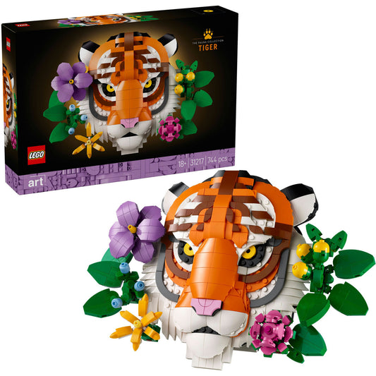 31217 Art Fauna Collection - Tiger, Konstruktionsspielzeug