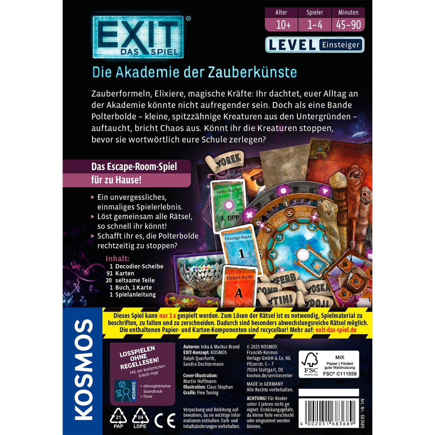 KOSMOS EXIT - Das Spiel: Die Akademie der Zauberkünste, Partyspiel