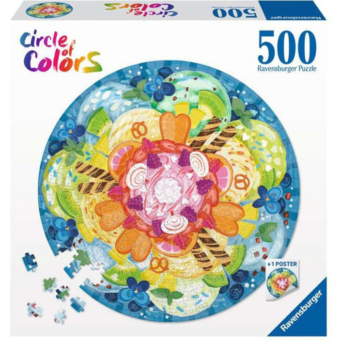 Ravensburger Puzzle Circle of Colors Ice Cream (Teile: 500)