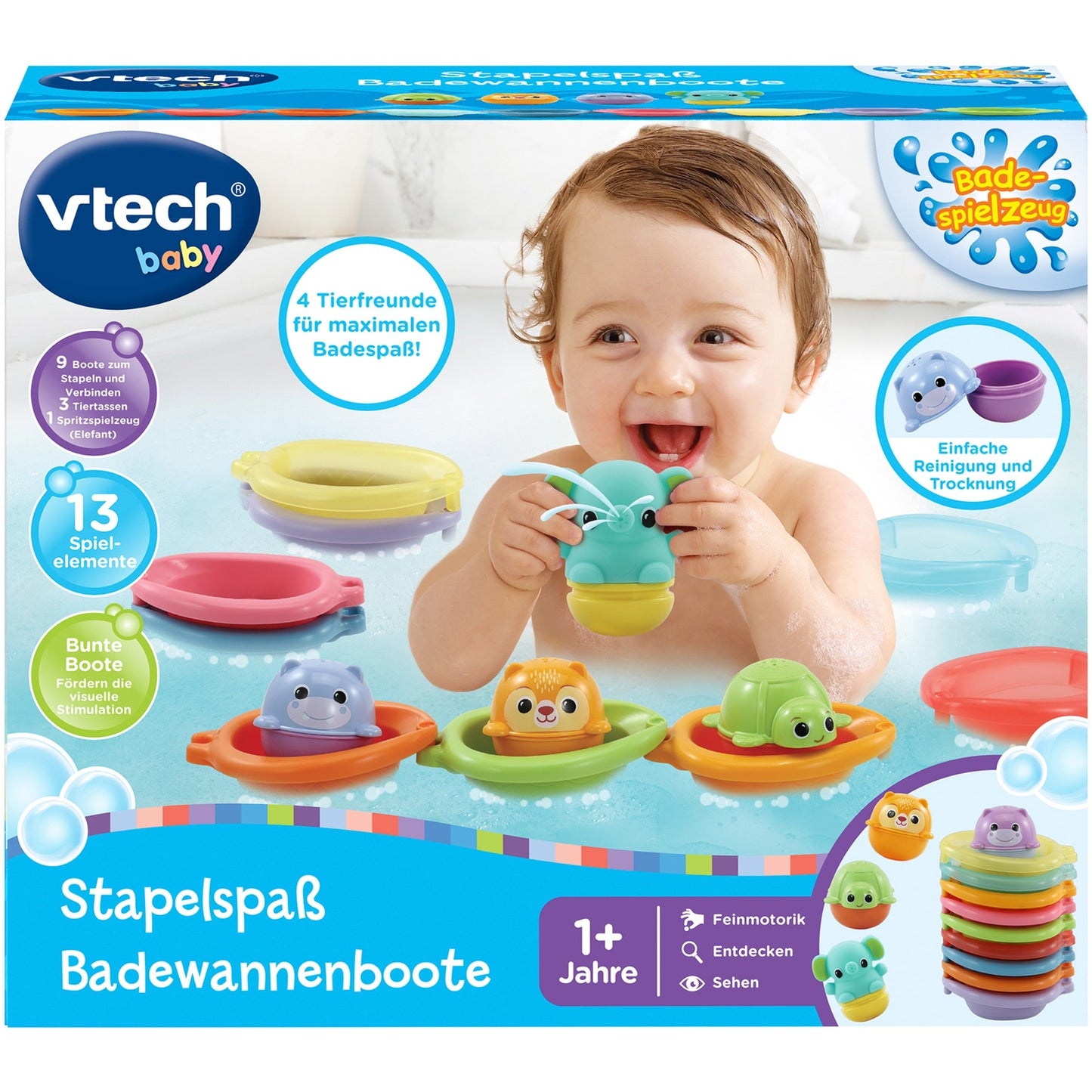 Vtech Stapelspass Badewannenboote