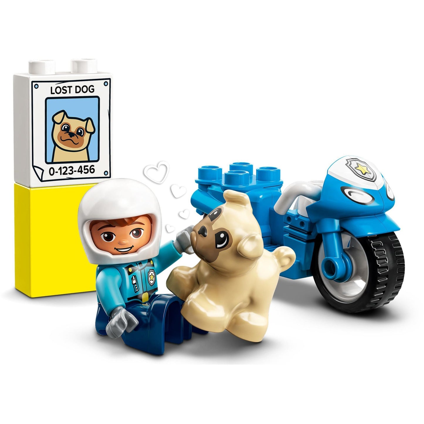 LEGO 10967 DUPLO Polizeimotorrad, Konstruktionsspielzeug